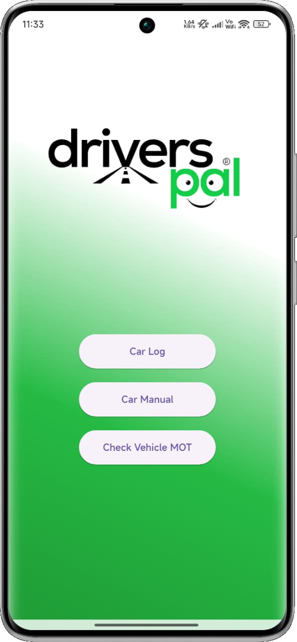 Driver's Pal App Interface